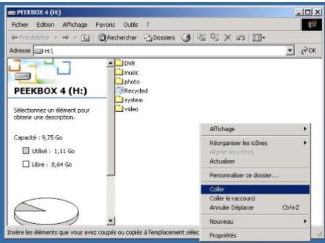 PEEKTON PEEKBOX 4 - Transférer vos fichiers de votre PC à votre peekbox 4 - 3