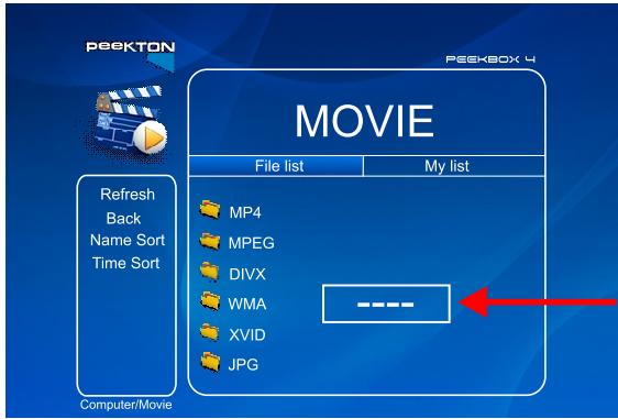 PEEKTON PEEKBOX 4 - Pour accéder à un dossier protégé par un mot de passe - 2
