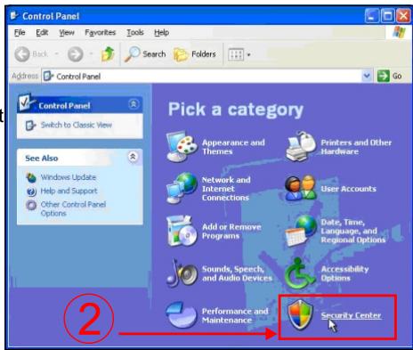 PEEKTON PEEKBOX 4 - Désactiver le pare-feu de windows - 1