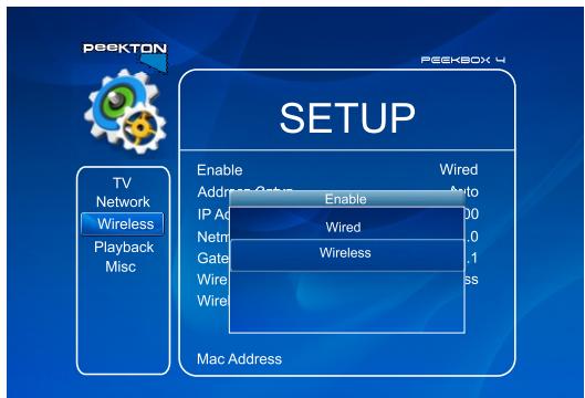 PEEKTON PEEKBOX 4 - Se connecter au réseau sans fil - 1