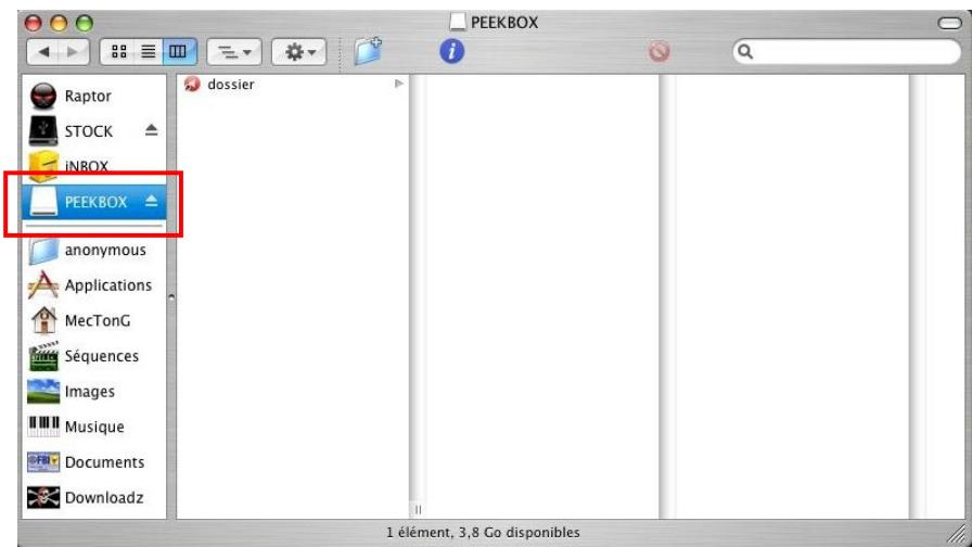 PEEKTON PEEKBOX 42 - Sous Mac OS X - 1