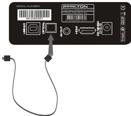 PEEKTON PEEKBOX 42 - Connexion audio numérique - 2