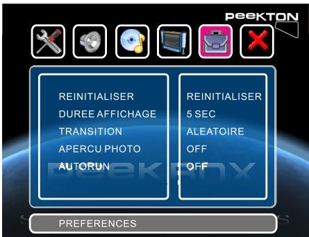 PEEKTON PEEKBOX 42 - PAGE PREFERENCES - 1