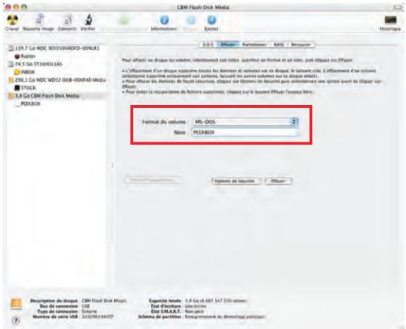 PEEKTON PEEKBOX 43 - Sous mac OS x (suite) - 2