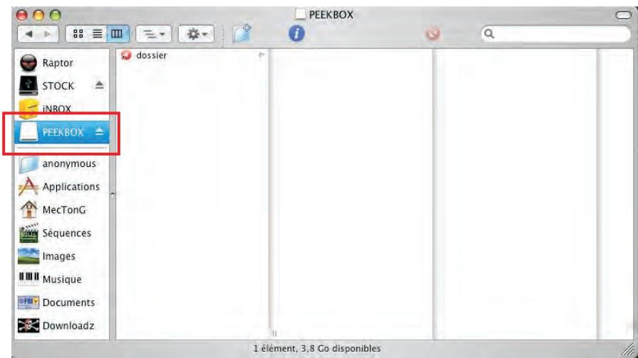 PEEKTON PEEKBOX 43 - Sous mac OS x - 1