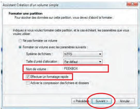 PEEKTON PEEKBOX 43 - Sous windows XP, 2000, VISTA (suite) - 2