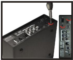 PEEKTON PEEKBOX 44 - Installation du disque dur - 1