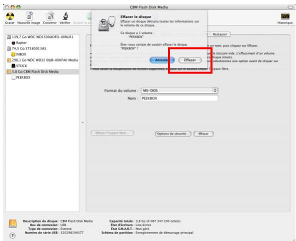 PEEKTON PEEKBOX 44 - Sous mac OS x (suite) - 1