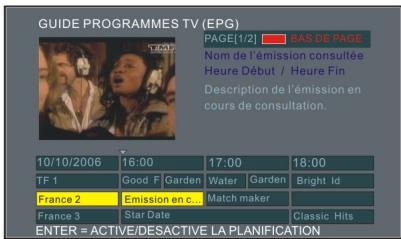 PEEKTON PK 1250 TNT - GUIDE EPG - 1