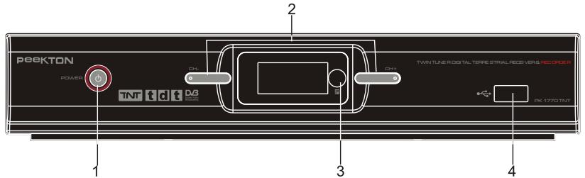 PEEKTON PK 1770 TNT - Panneau avant - 1