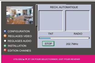 PEEKTON PK 1860 HD REC - Recherche Automatique - 1