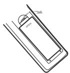 PEEKTON PK 1860 HD REC - Mise en place des piles - 1