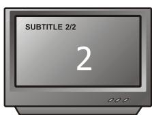 PEEKTON PK 6005 - Fonction SOUS-TITRES (AUDIO) - 3