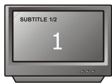 PEEKTON PK 6005 - Fonction SOUS-TITRES (AUDIO) - 2