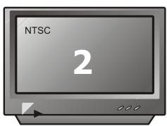 PEEKTON PK 6022 - Sélection du type de standard TV - 3