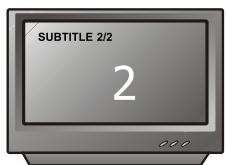 PEEKTON PK 6023 - Fonction SOUS-TITRES - 3