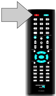 PEEKTON PK 6023 - Sélection du type de standard TV - 1