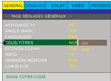 PEEKTON PK 6740 HDMI - Page REGLAGES generaux-suite) - 4