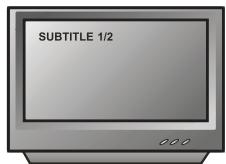 PEEKTON PK 6740 HDMI - Fonction SOUS-TITRES - 2