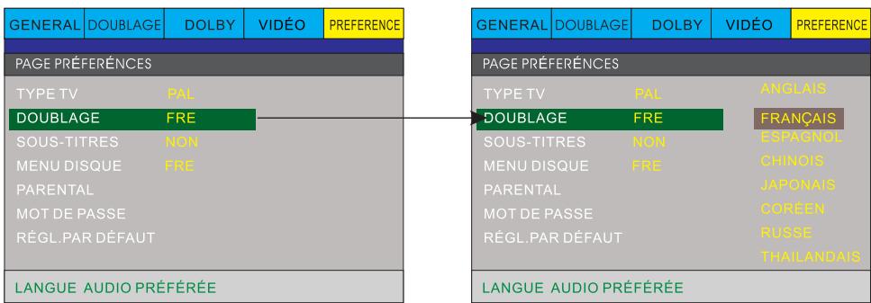 PEEKTON PK 6740 HDMI - Page PREFERENCES - 2