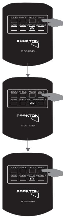 PEEKTON PK 6740 HDMI - Fonction SOUS-TITRES - 1
