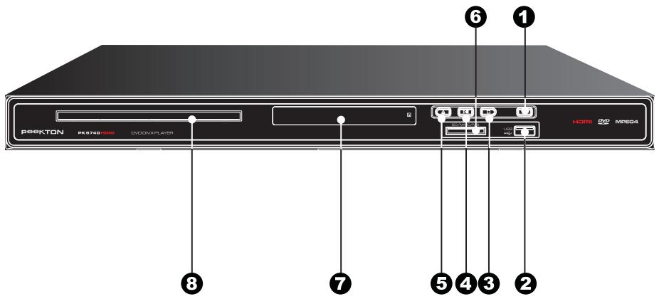 PEEKTON PK 6740 HDMI - Façade avant - 1