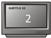 PEEKTON PK 8005 - Fonction SOUS-TITRES - 3