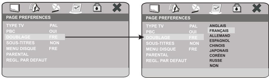 PEEKTON PK 8006 - Page PREFERENCES - 3