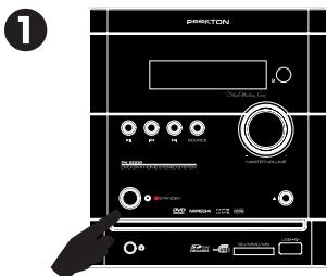 PEEKTON PK 8006 - Lecture d'un CD / DVD - 1
