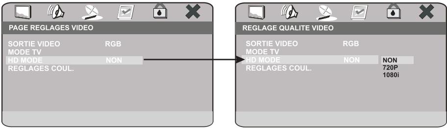 PEEKTON PK 8006 - Page réglages video - 3