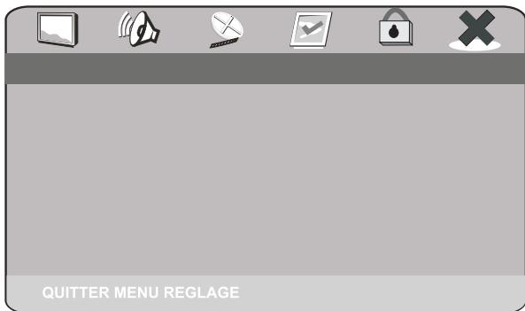 PEEKTON PK 8006 - Configuration des menus du lecteur CD/DVD - 1