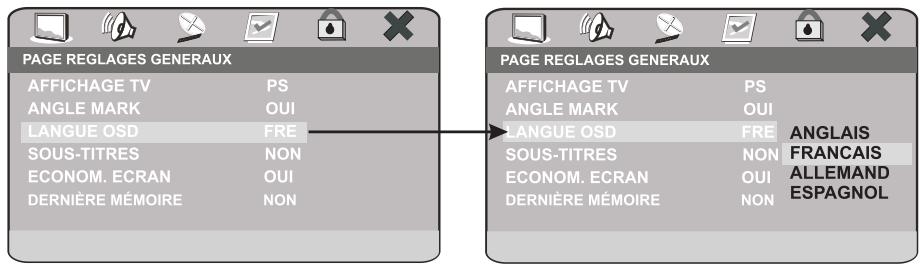 PEEKTON PK 8006 - Page réglages généraux - 3