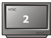 PEEKTON PK 8010 - Sélection du type de standard TV - 3
