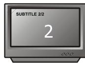 PEEKTON PK 8010 - Fonction SOUS-TITRES - 3
