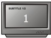 PEEKTON PK 8010 - Fonction SOUS-TITRES - 2