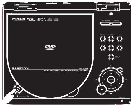 PEEKTON PK 9001 - Lecture d'un DVD - 1