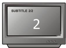 PEEKTON PK 9004 - Fonction SOUS-TITRES (AUDIO) - 2