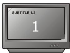 PEEKTON PK 9004 - Fonction SOUS-TITRES (AUDIO) - 1