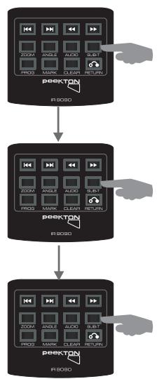PEEKTON PK 9090 - Fonction SOUS-TITRES - 1