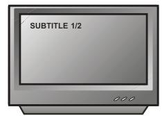 PEEKTON PK 9090 - Fonction SOUS-TITRES - 2