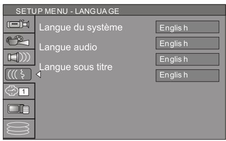 PEEKTON PK 9905 HDD - Langue audio - 1