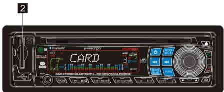 PEEKTON PK M 900 - Lecture à partir d'une carte SD - 1