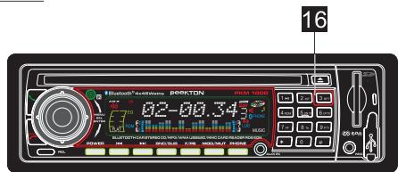 PEEKTON PKM 1000 - Fonctionnement des CD,MP3 - 3