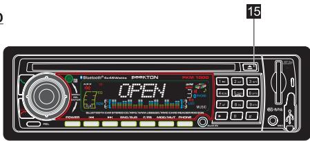 PEEKTON PKM 1000 - Ejecter un CD - 1