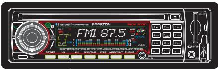 PEEKTON PKM 1000 - Fonctionnement de la radio - 1
