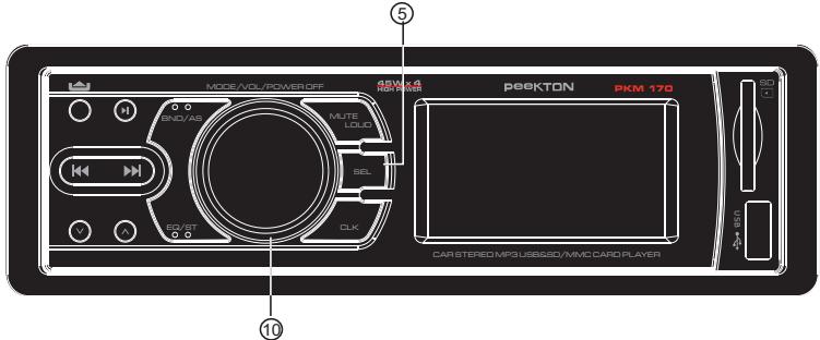 PEEKTON PKM 170 - Réglage de la fréquence audio - 1