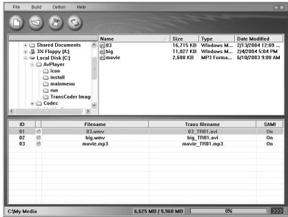 PEEKTON SSF-M20 - Transcodage de fichiers - 2