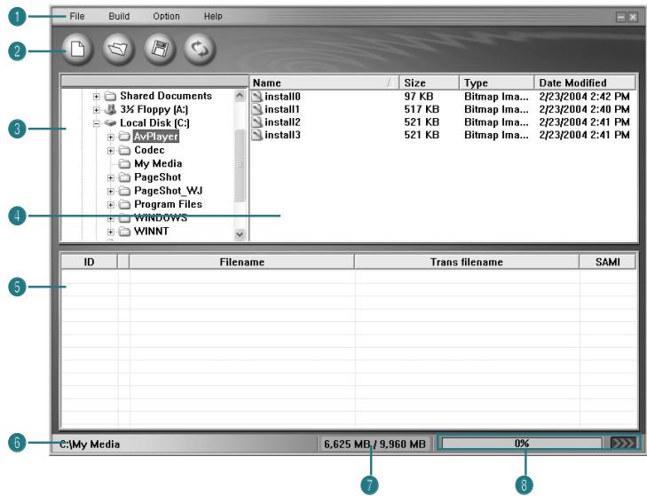 PEEKTON SSF-M20 - Configuration et fonction de l'écran du calcul de transcodage - 1