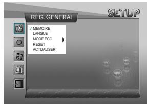 PEEKTON SSF-M20 - Comment utiliser un menu de configuration - 2