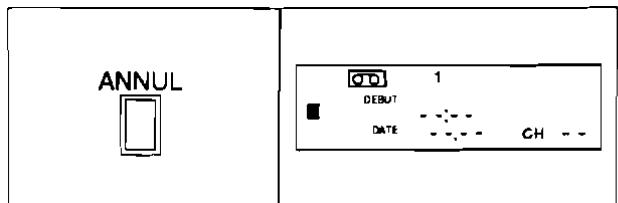 FUNAI VCR-3030 - Annulation d'un enregistrement commande par programmateur - 3